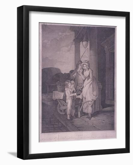 Round and Sound Fivepence a Pound Duke Cherries, Cries of London, 1795-Antoine Cardon-Framed Giclee Print