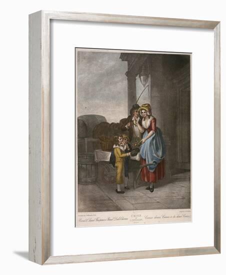 Round and Sound Fivepence a Pound Duke Cherries, Cries of London, C1870-Francis Wheatley-Framed Giclee Print