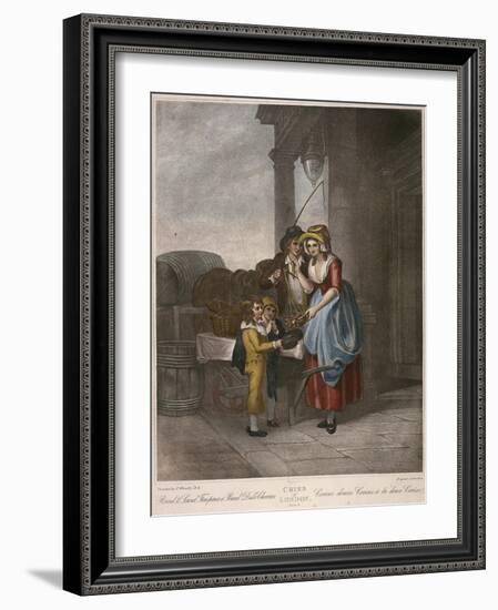 Round and Sound Fivepence a Pound Duke Cherries, Cries of London, C1870-Francis Wheatley-Framed Giclee Print