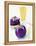 Round Aubergines and Spaghetti-Peter Medilek-Framed Premier Image Canvas