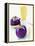 Round Aubergines and Spaghetti-Peter Medilek-Framed Premier Image Canvas