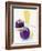 Round Aubergines and Spaghetti-Peter Medilek-Framed Photographic Print