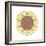 Round Bee 2-Maria Trad-Framed Giclee Print