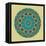 Round Decorative Design Element-epic44-Framed Stretched Canvas