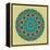 Round Decorative Design Element-epic44-Framed Stretched Canvas