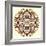 Round Decorative Design Element-epic44-Framed Art Print