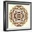 Round Decorative Design Element-epic44-Framed Art Print