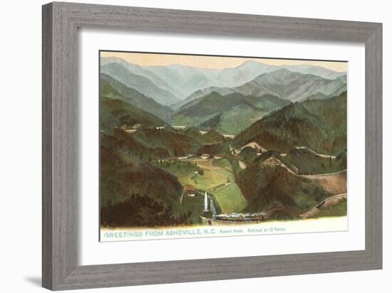 Round Knob, Asheville, North Carolina-null-Framed Art Print