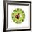 Round Lady Bug-Maria Trad-Framed Giclee Print