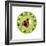 Round Lady Bug-Maria Trad-Framed Giclee Print