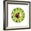 Round Lady Bug-Maria Trad-Framed Giclee Print