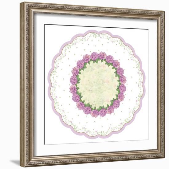 Round Roses-Maria Trad-Framed Giclee Print