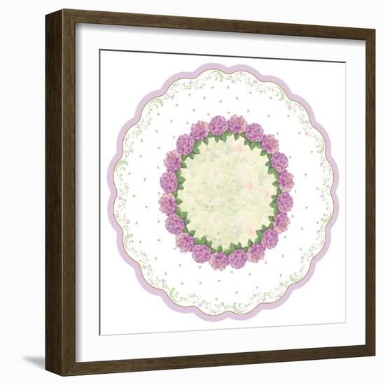 Round Roses-Maria Trad-Framed Giclee Print