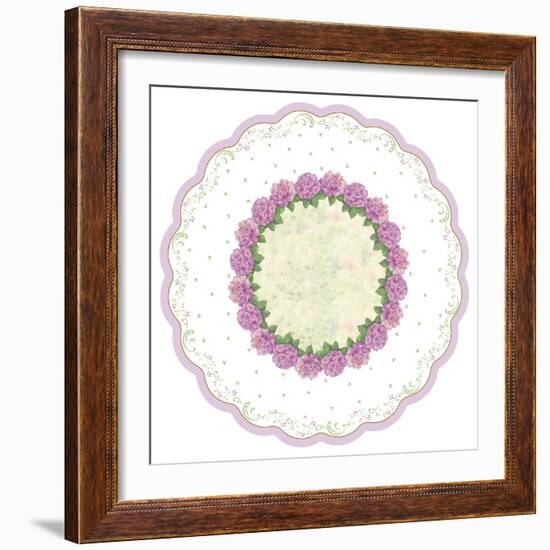 Round Roses-Maria Trad-Framed Giclee Print