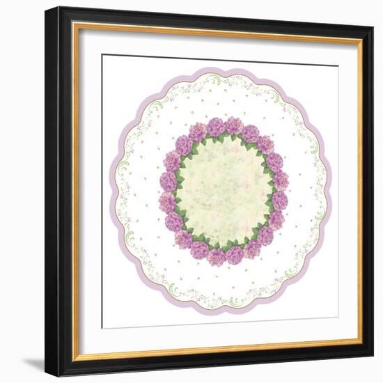 Round Roses-Maria Trad-Framed Giclee Print