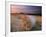 Round Straw Bales and Stormy Morning Sky, Near Bradworthy, Devon, Uk. September 2008-Ross Hoddinott-Framed Photographic Print