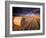 Round Straw Bales and Stormy Morning Sky, Near Bradworthy, Devon, Uk. September 2008-Ross Hoddinott-Framed Photographic Print