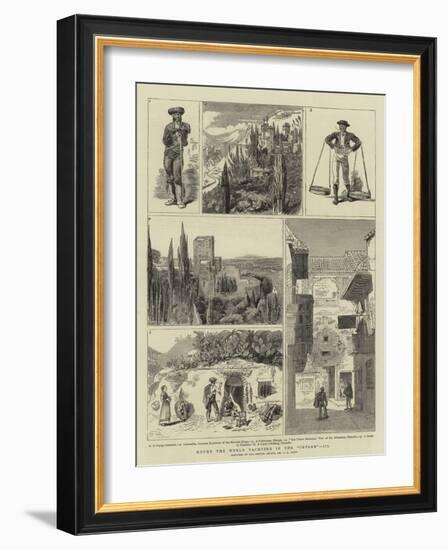 Round the World Yachting in the Ceylon, III-Charles Edwin Fripp-Framed Giclee Print