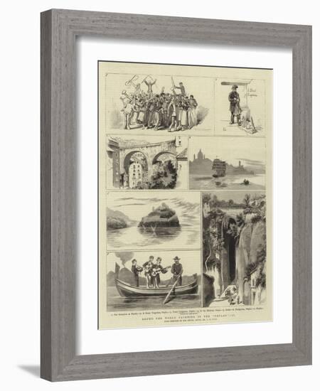 Round the World Yachting in the Ceylon, IV-Charles Edwin Fripp-Framed Giclee Print