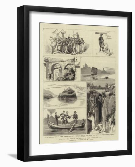 Round the World Yachting in the Ceylon, IV-Charles Edwin Fripp-Framed Giclee Print