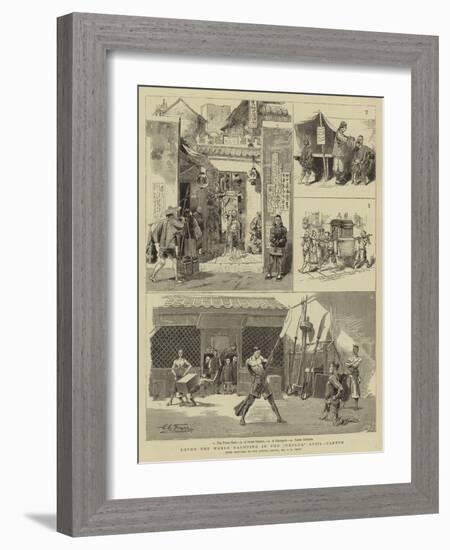 Round the World Yachting in the Ceylon, Xviii, Canton-Charles Edwin Fripp-Framed Giclee Print