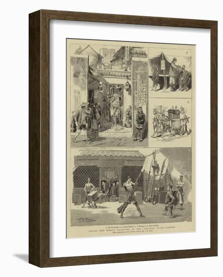 Round the World Yachting in the Ceylon, Xviii, Canton-Charles Edwin Fripp-Framed Giclee Print