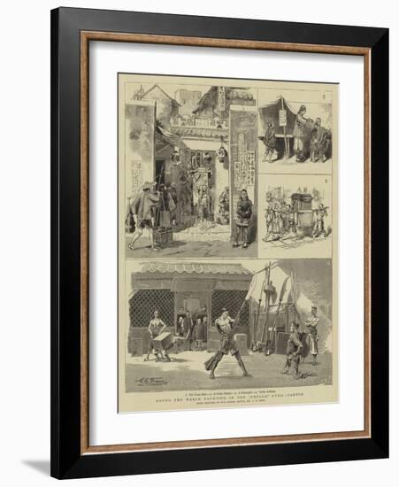 Round the World Yachting in the Ceylon, Xviii, Canton-Charles Edwin Fripp-Framed Giclee Print