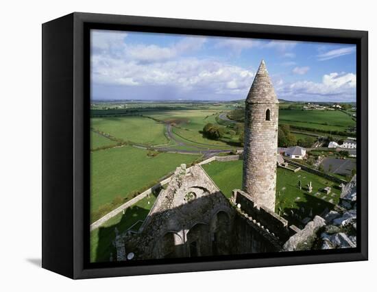 Round Tower at Rock of Cashel-Bo Zaunders-Framed Premier Image Canvas