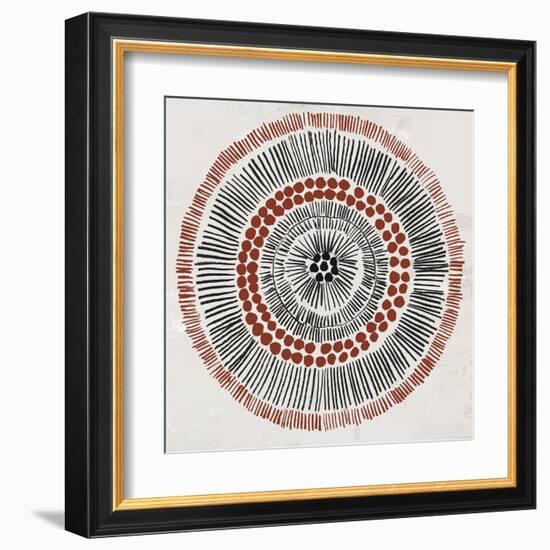 Round Tribal I-Tom Reeves-Framed Art Print