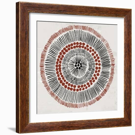 Round Tribal I-Tom Reeves-Framed Art Print