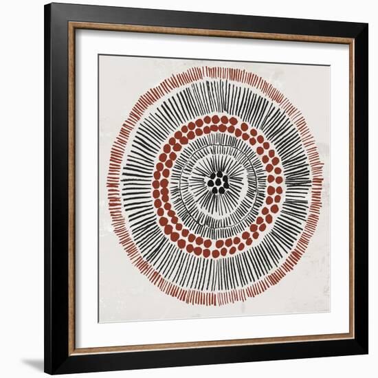 Round Tribal I-Tom Reeves-Framed Art Print