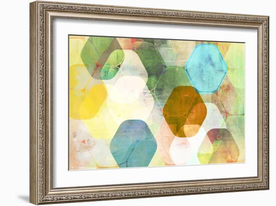 Rounded Hexagon I-Anna Polanski-Framed Art Print