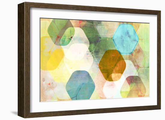 Rounded Hexagon I-Anna Polanski-Framed Art Print