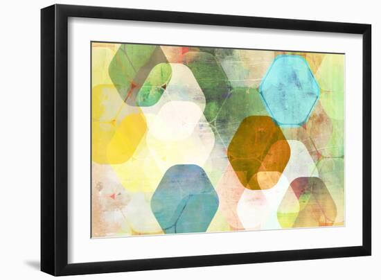 Rounded Hexagon I-Anna Polanski-Framed Art Print