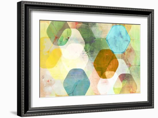 Rounded Hexagon I-Anna Polanski-Framed Art Print