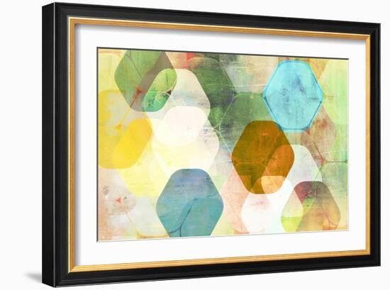 Rounded Hexagon I-Anna Polanski-Framed Art Print