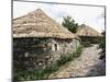 Rounded Thatched Pallozas of Celtic Origin, Cebreiro, Lugo Area, Galicia, Spain-Ken Gillham-Mounted Photographic Print