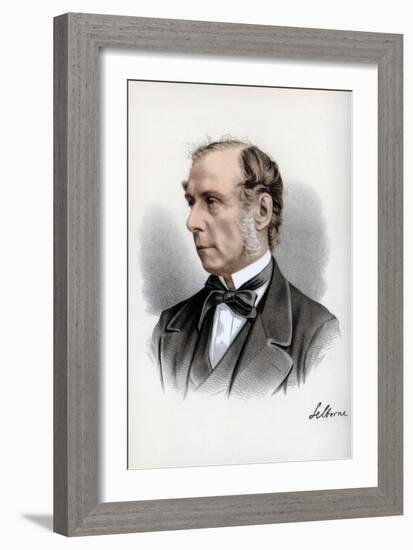 Roundell Palmer, 1st Earl of Selborne, British Lawyer and Liberal Politician, C1890-Petter & Galpin Cassell-Framed Giclee Print