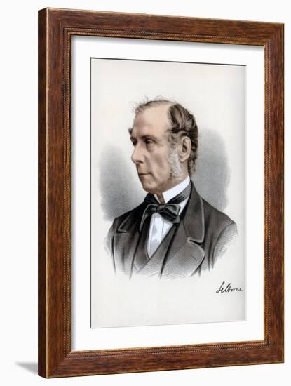 Roundell Palmer, 1st Earl of Selborne, British Lawyer and Liberal Politician, C1890-Petter & Galpin Cassell-Framed Giclee Print