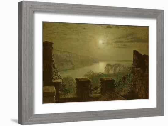 Roundhay Park from the Castle, 1879-John Atkinson Grimshaw-Framed Giclee Print