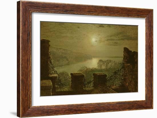 Roundhay Park from the Castle, 1879-John Atkinson Grimshaw-Framed Giclee Print