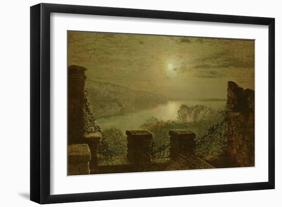 Roundhay Park from the Castle, 1879-John Atkinson Grimshaw-Framed Giclee Print