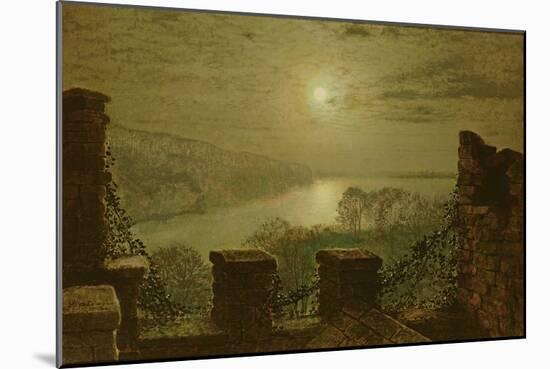 Roundhay Park from the Castle, 1879-John Atkinson Grimshaw-Mounted Giclee Print
