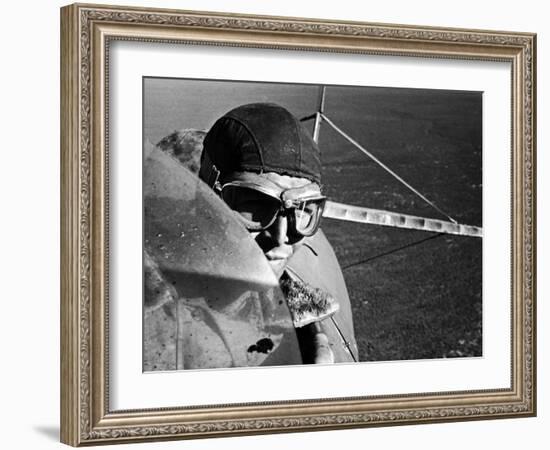 Rounding up Wild Horses by Plane-Rex Hardy Jr.-Framed Photographic Print