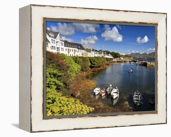 Roundstone, Connemara, County Galway, Connacht, Republic of Ireland, Europe-David Wogan-Framed Premier Image Canvas