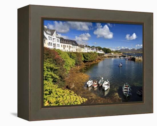 Roundstone, Connemara, County Galway, Connacht, Republic of Ireland, Europe-David Wogan-Framed Premier Image Canvas