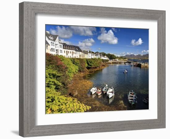 Roundstone, Connemara, County Galway, Connacht, Republic of Ireland, Europe-David Wogan-Framed Photographic Print