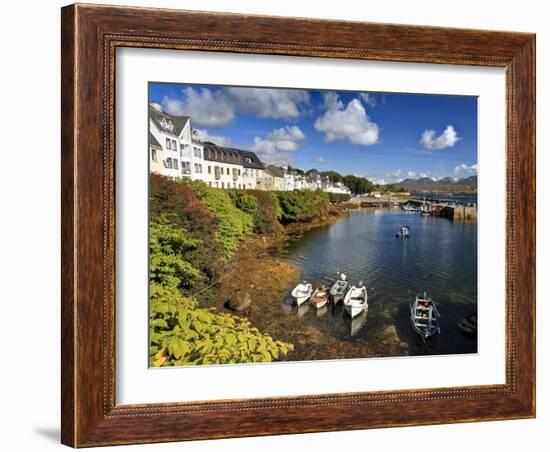 Roundstone, Connemara, County Galway, Connacht, Republic of Ireland, Europe-David Wogan-Framed Photographic Print