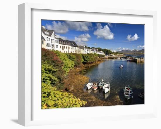 Roundstone, Connemara, County Galway, Connacht, Republic of Ireland, Europe-David Wogan-Framed Photographic Print