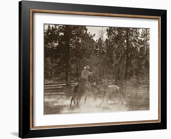 Roundup Day-Barry Hart-Framed Art Print